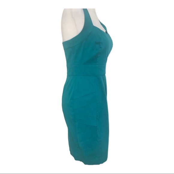 Calvin Klein Aquamarine Halter Classic Sheath - Picture 3 of 5